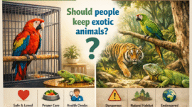 should people keep exotic animals as pets